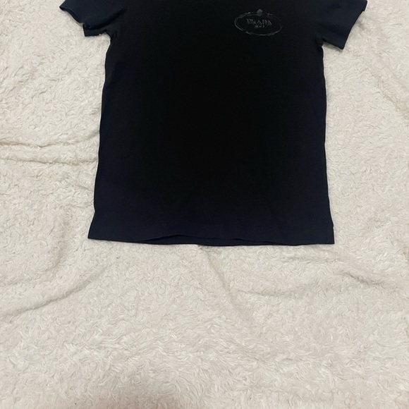 Prada Men's Charcoal Tee - Picture 5 of 12